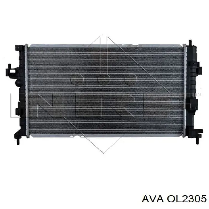 Радиатор охлаждения двигателя AVA OL2305 цена, от 66.25 USD
