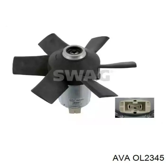 Радиатор OL2345 AVA