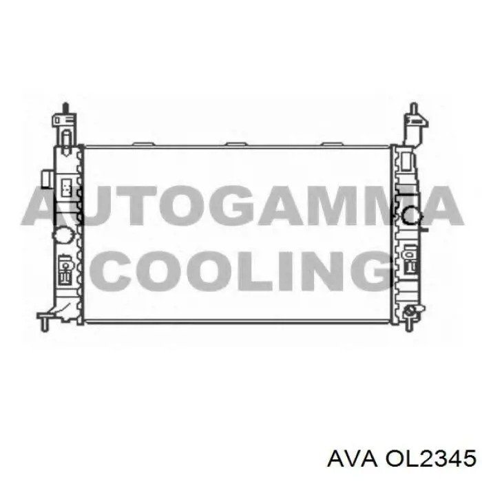 Радиатор охлаждения AVA OL2345