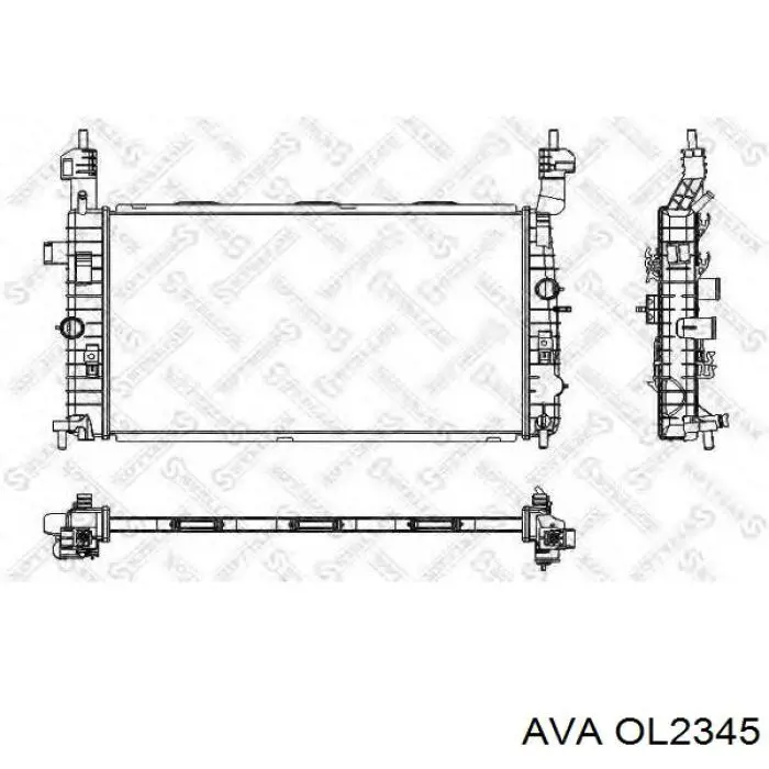 Радиатор OL2345 AVA