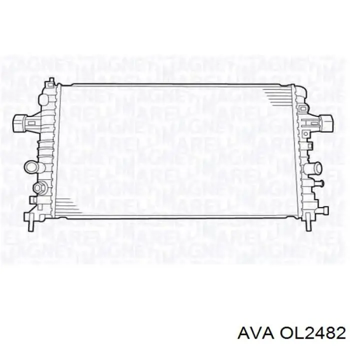 Радиатор OL2482 AVA