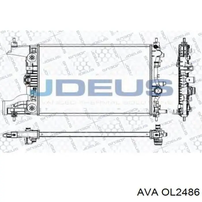 Радиатор OL2486 AVA