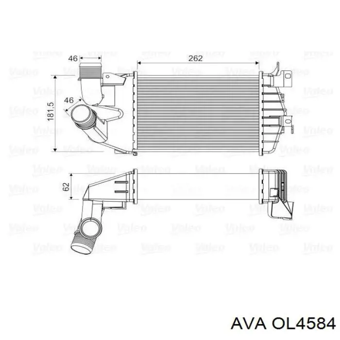 OL4584 AVA интеркулер
