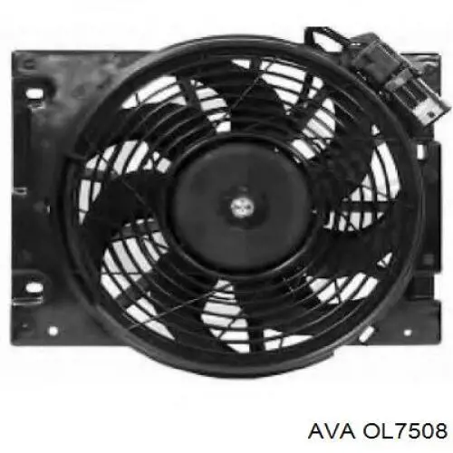 Диффузор радиатора охлаждения в сборе с мотором и крыльчаткой AVA OL7508 цена, от 56.06 USD