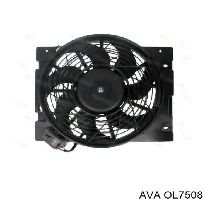 OL7508 AVA диффузор радиатора охлаждения, в сборе с мотором и крыльчаткой