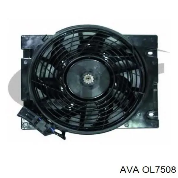 Диффузор радиатора охлаждения в сборе с мотором и крыльчаткой AVA OL7508 цена, от 56.06 USD