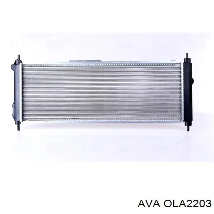 Радиатор охлаждения двигателя AVA OLA2203 цена, от 47.98 USD