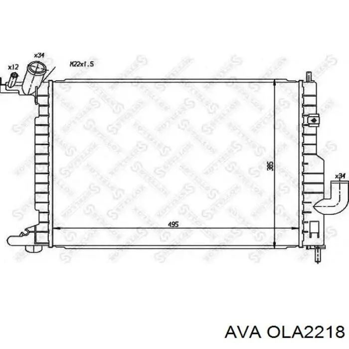 OLA2218 AVA радиатор