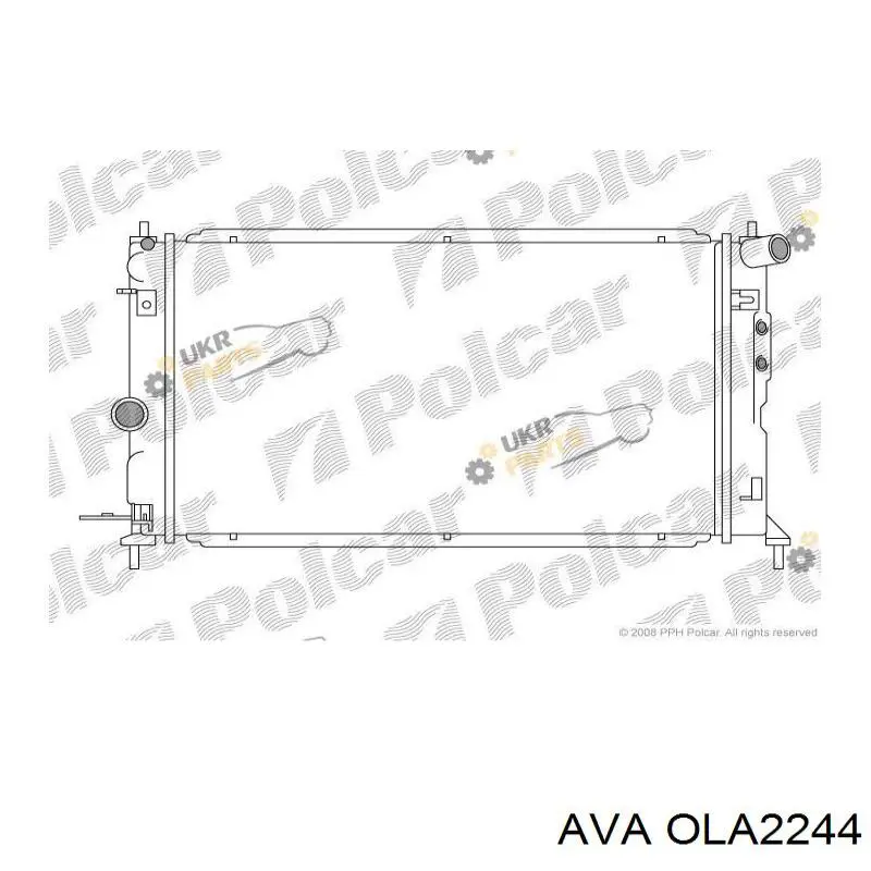 Радиатор OLA2244 AVA