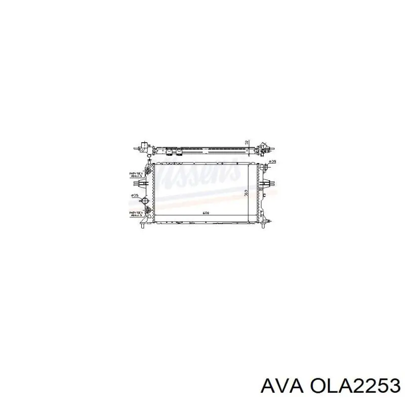 Радиатор OLA2253 AVA