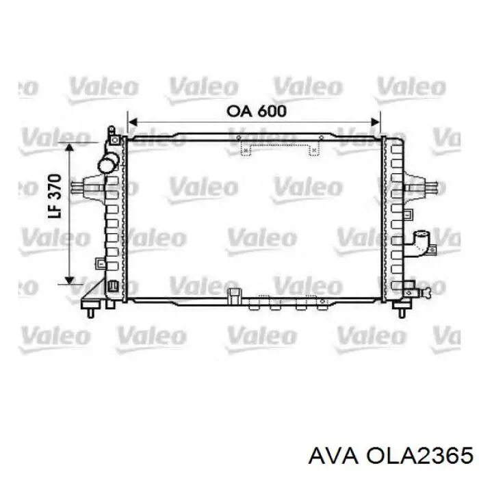 Радиатор OLA2365 AVA