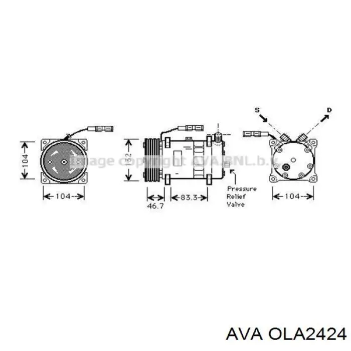 Купить OLA2424 AVA Радиатор водяной