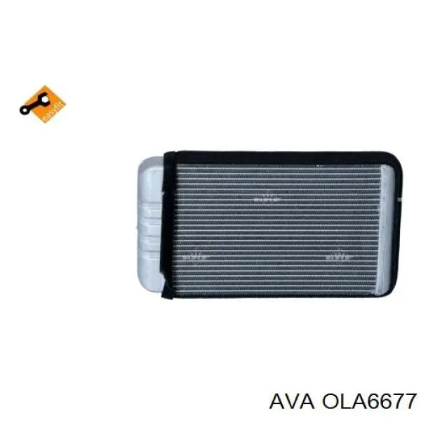Радиатор печки (отопителя) AVA OLA6677 цена, от 47.03 USD