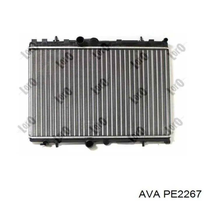 Радиатор охлаждения двигателя AVA PE2267 цена, от 60.04 USD