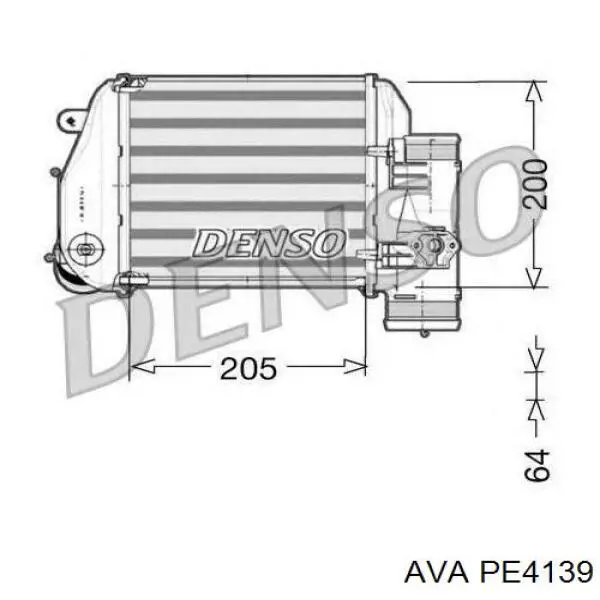 Купить 0384C9 Peugeot/Citroen Интеркулер