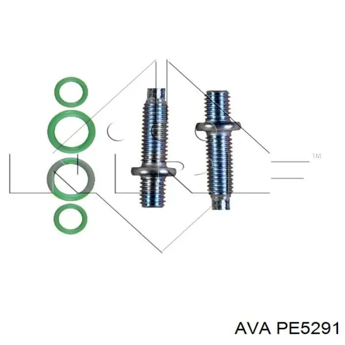 PE5291 AVA радиатор кондиционера