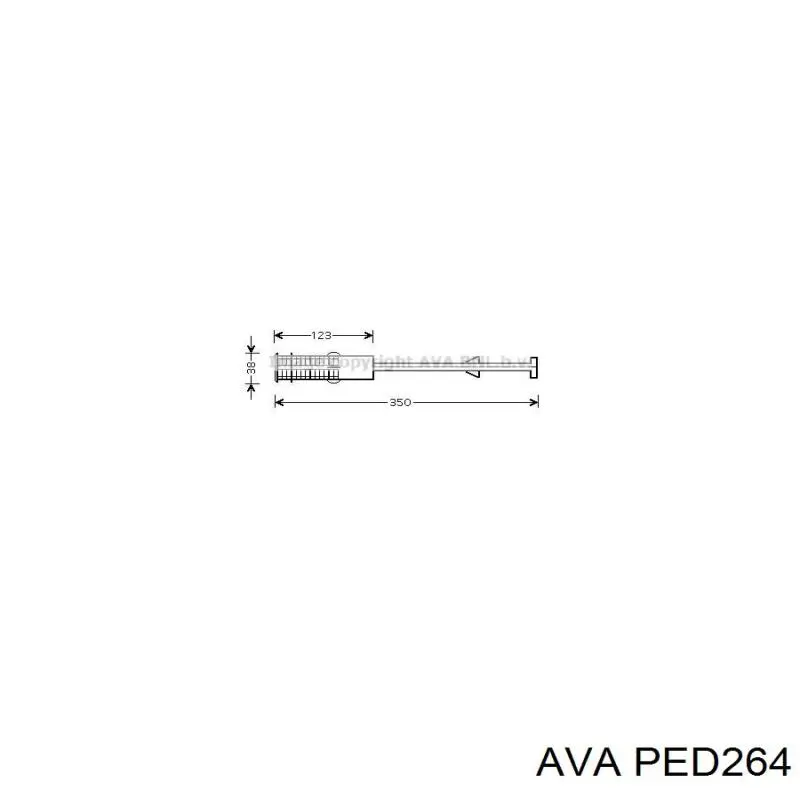 PED264 AVA ресивер-осушитель кондиционера