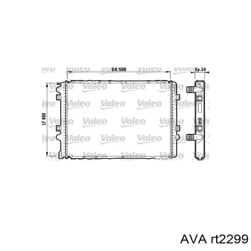 Радиатор 6095081 Polcar