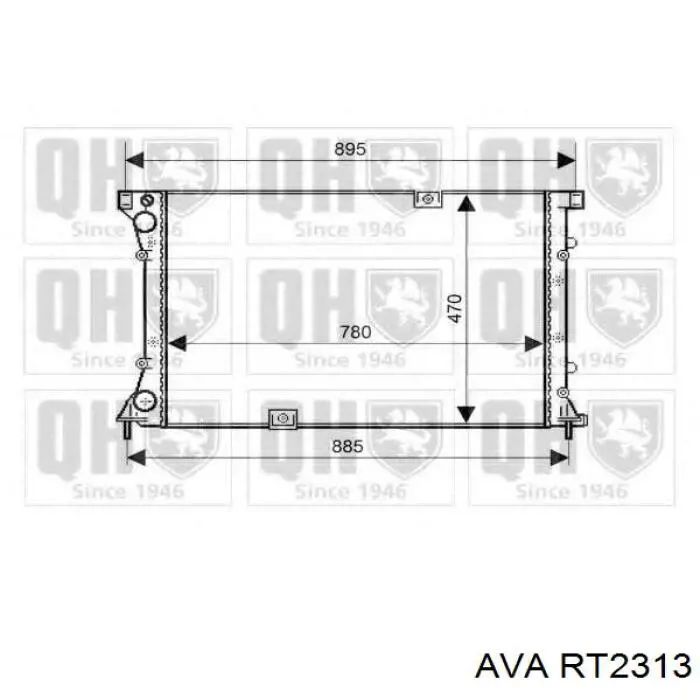 Радиатор RT2313 AVA