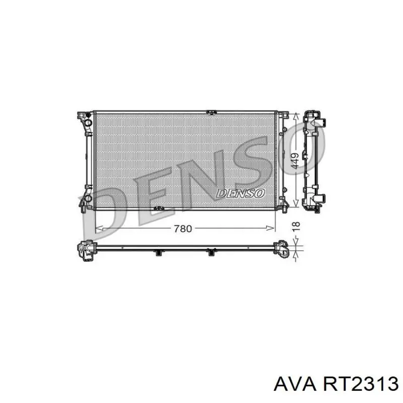 Радиатор охлаждения AVA RT2313