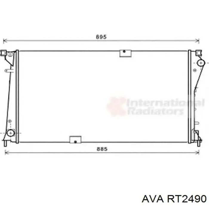 Радиатор RT2490 AVA