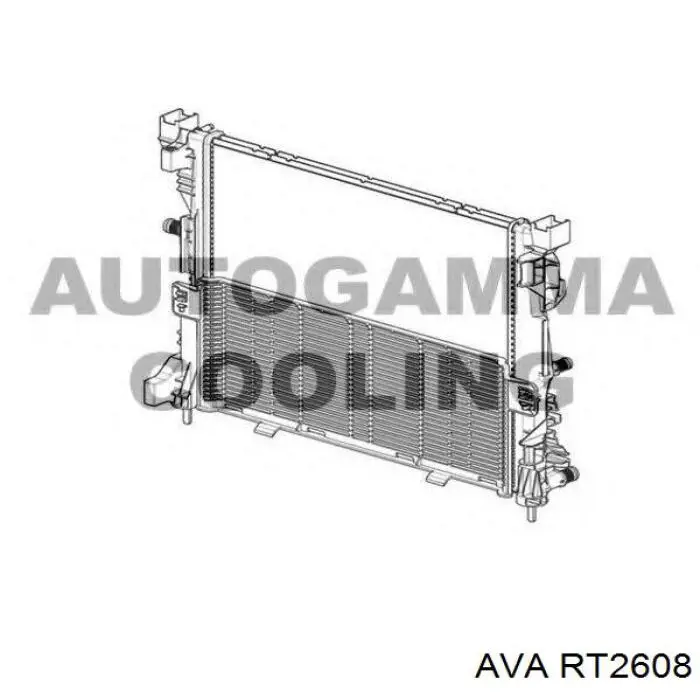 Радиатор 60H1081 Polcar