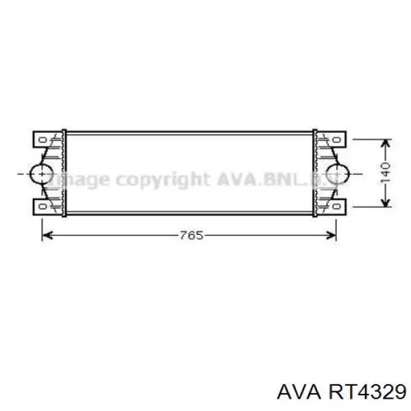 Интеркулер RT4329 AVA