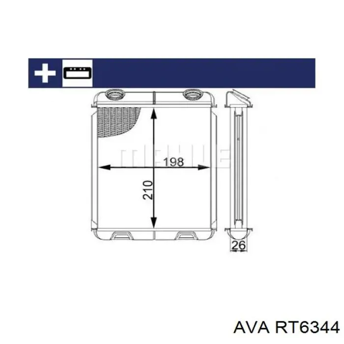 Radiador de calefacción RT6344 AVA