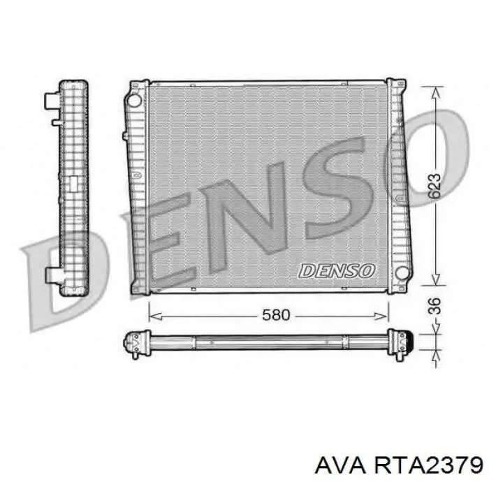 RTA2379 AVA Радиатор основной