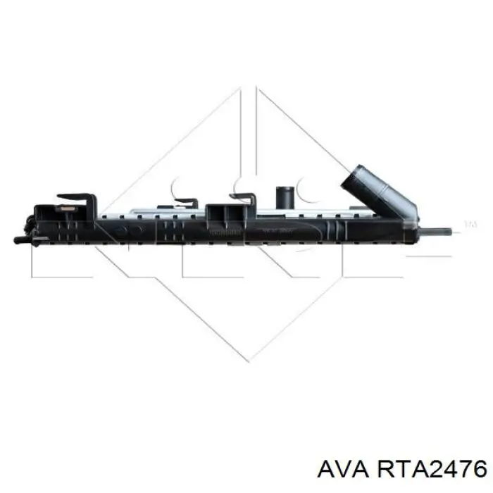 Радиатор охлаждения двигателя AVA RTA2476 цена, от 42.81 USD