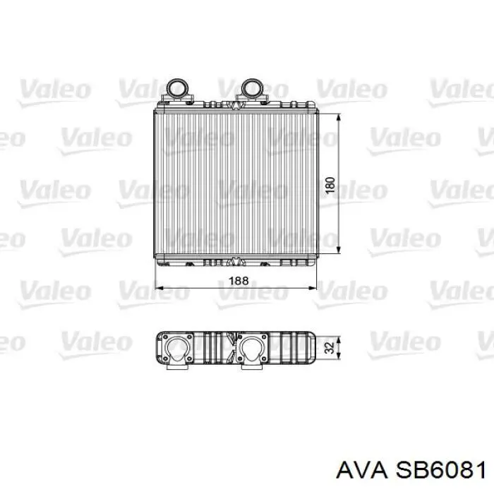 Радиатор печки AH222000S Mahle Original