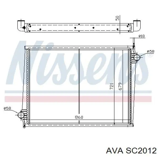 Радиатор SC2012 AVA