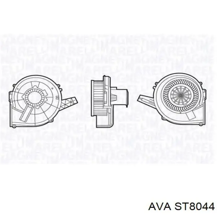 Моторчик печки AVA ST8044