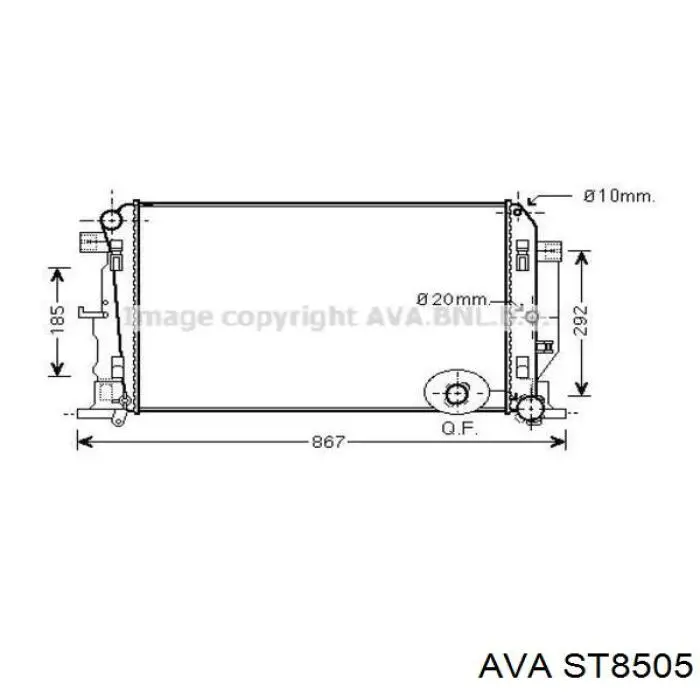 ST8505 AVA Электромотор печки