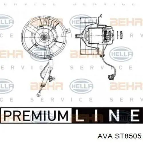 Вентилятор печки ST8505 AVA