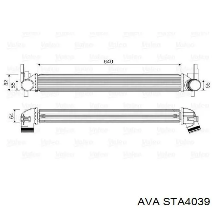 Интеркулер STA4039 AVA