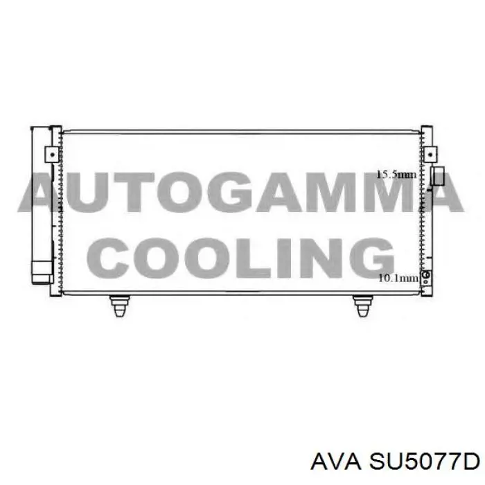 Купить SU5077D AVA Радиатор системы охлаждения кондиционера