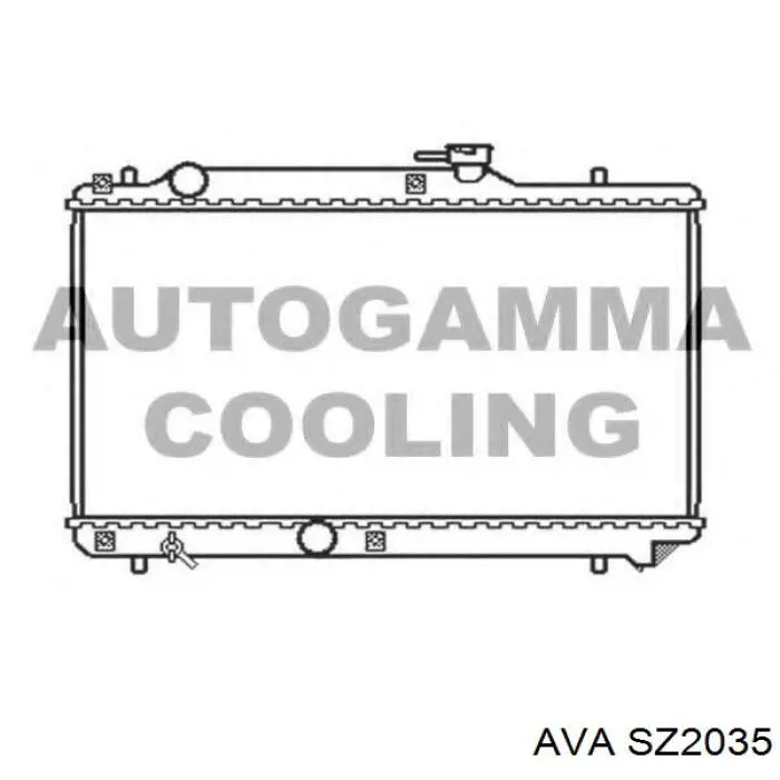 Радиатор SZ2035 AVA