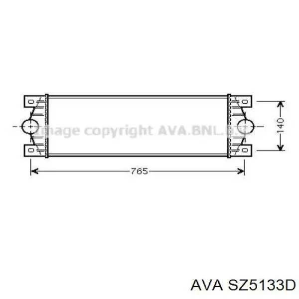 Конденсатор кондиционера AVA SZ5133D цена, от 104.00 USD
