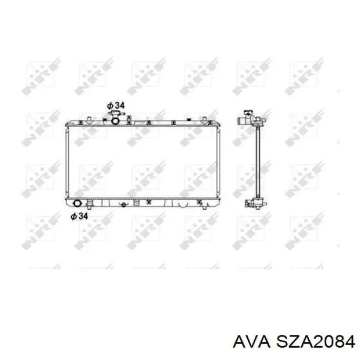 SZA2084 AVA радиатор