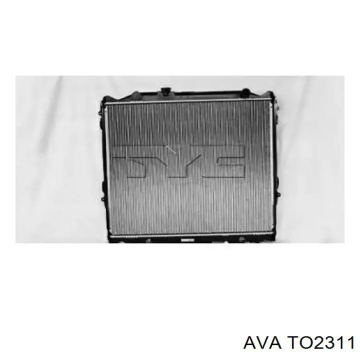 Радиатор охлаждения двигателя AVA TO2311 цена, от 129.24 USD