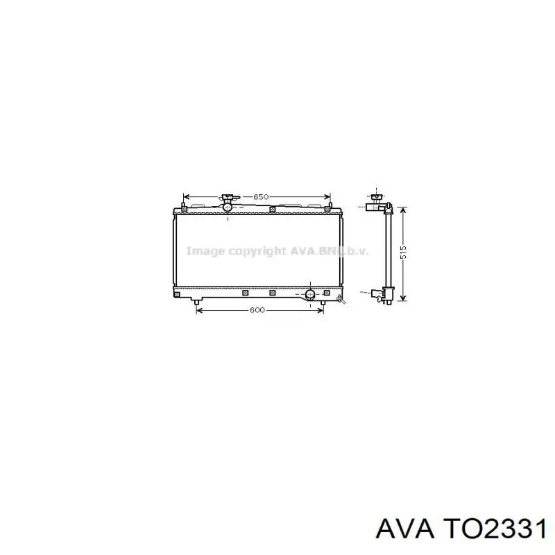 TO2331 AVA радиатор