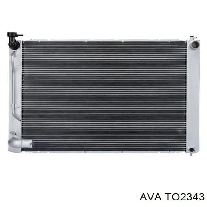 Радиатор охлаждения двигателя AVA TO2343 цена, от 132.07 USD