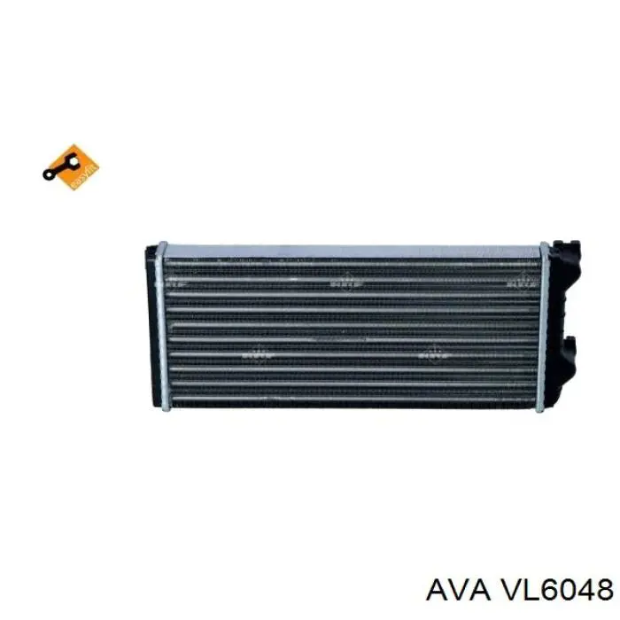 Радиатор печки (отопителя) AVA VL6048 цена, от 38.82 USD