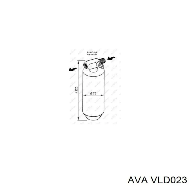 Осушитель кондиционера VLD023 AVA