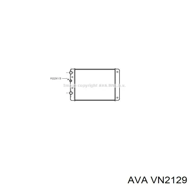 VN2129 AVA радиатор