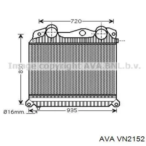 Радиатор VN2152 AVA
