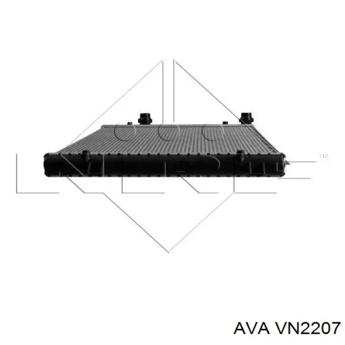 VN2207 AVA radiador de esfriamento de motor