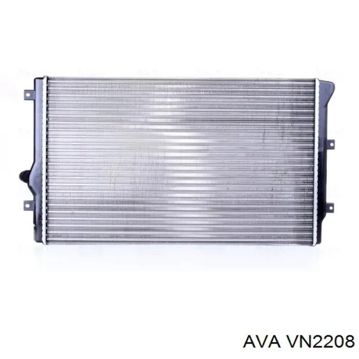 Радиатор охлаждения двигателя AVA VN2208 цена, от 62.42 USD