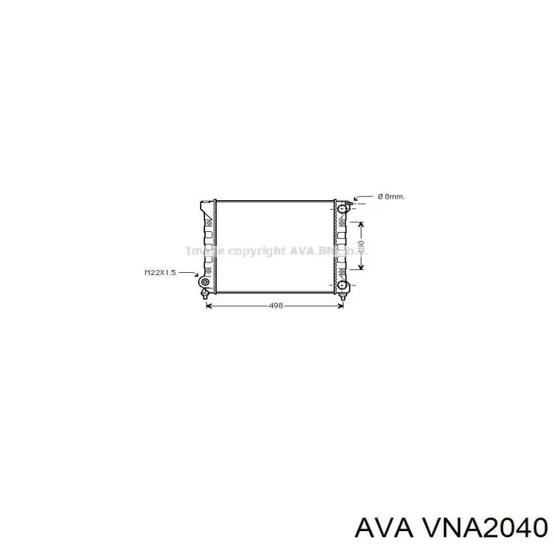 Радиатор VNA2040 AVA